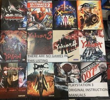 Playstation 3-Instruction Manuals-All Originals-Great Cond-NO GAME - FREE P&P PlayStation 2 - 3 Games price