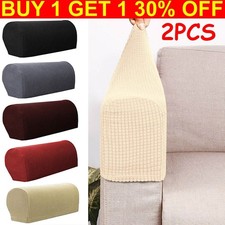 2PCS Removable Arm Stretch Sofa Couch Chair Protector Armchair Covers Armrest UK Sofa & Couch Cover price
