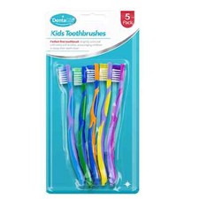 5 PACK OF KIDS TOOTHBRUSH CHILDREN'S CHILDS TOOTHBRUSHES TEETH TOOTH BRUSH Baby Toothbrush Case price
