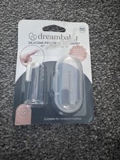 Dreambaby Silicone Finger Toothbrush Clear Newborn Baby BPA Free With Case Baby Toothbrush Case price