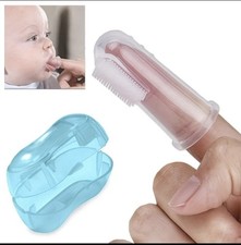 finger Toothbrush silicone for baby teething with Case Baby Toothbrush Case price