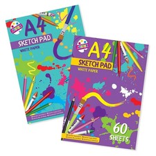 A4 60 Sheet Sketch Pad - Drawing Book Sketching Artist Art Craft White Paper Drawing Paper price