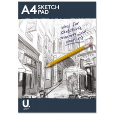 A4 Sketch Pad - White Paper Artist Craft Doodling Sketching Drawing Book UK Drawing Paper price