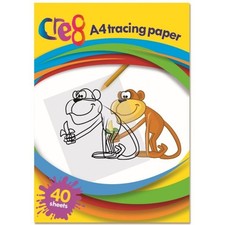 A4 Tracing Paper 40 Sheets - Pad Drafting Home School Office Quality Art Crafts Drawing Paper price