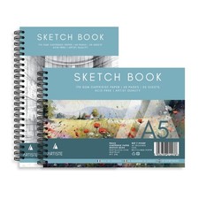 A5 Artist Sketch Book - Premium Artist Drawing Spiral 180gsm Pages Single Book Drawing Paper price