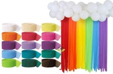 Crepe Paper Streamer Ribbon Stripes Roll Wedding Birthday Party DIY Decor 81ft Crepe Paper price