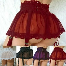 Womens Sexy Lace Up Mini Skirt Dress Suspender Garter Belt Underwear Nightwear Garter Belt price