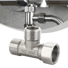 Premium Quality 3 Way T Adapter For Diverter Bath Toilet Bidet Sprayer New Toilet Adapter price