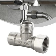 Premium Quality 3 Way T Adapter For Diverter Bath Toilet Bidet Sprayer New Toilet Adapter price