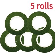 5pcs Green Floral Tape Bouquet Stem Wrap DIY Wedding Florist Adhesive Tape UK Cellophane Tape price