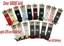 Girls Knee High Socks Bow  School Socks With Bow children kids All UK Size Girls' Socks price