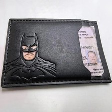 2026 Leather Bat Wallet Superhero Mask Card Holder Hero ID Slim Men & Women Unisex Wallet price