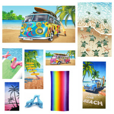 Large Microfibre Beach Towel Sports Travel Camping Gym Lightweight Bath Towel Beach Towel price