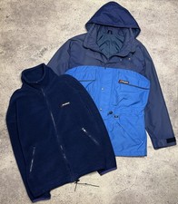 Berghaus Vintage Gore Tex Mens Blue 3in1 Jacket Fleece Polartec Size Medium Men's Raincoat price