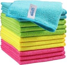 New Microfiber Cleaning Cloth 12 Pack Cleaning Rag Cleaning Towels with 4 Color Towel Machine price