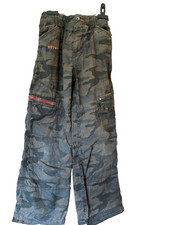 NEXT Boys Trousers Age 11 Years Khaki Camouflage Cargo Lined Hiking Outdoors Boys' Trousers price
