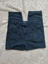 90’s Gymboree Green And Blue Plaid Pants Size Youth Xxl Boys' Trousers price