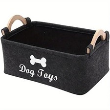 Felt Pet Toy Storage Box Dog Cat Basket Organizer Bin Home Storage Bag Basket price