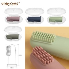 Finger Toothbrush Silicone Teething Gum Cleaner Soother uk.. Baby Toothbrush price