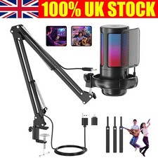 USB Mic Studio Recording Streaming Podcast PC Microphones Cardioid Condenser Kit Studio Microphone price