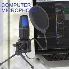 USB Streaming Podcast Microphone Condenser Live RGB Mic Gaming Studio Recordings Studio Microphone price