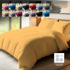Duvet Quilt Cover 200TC Egyptian Cotton 3PC Bedding Set Single Double King Super Duvet Cover Set price