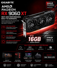 Gigabyte Radeon RX 9060 XT GAMING OC 8GB GDDR6 Graphics Card, RDNA4, 2048 Stream Graphics Cards price