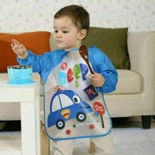 Baby Bibs Waterproof Feeding Apron Toddler Weaning Long Sleeve Kids For Eating Feeding Bib price