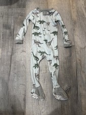 Burt’s Bees Baby Footy Dinosaur Pajamas  Size 12 Months Baby Pajamas price