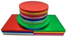 Single Colourful Cake Board Round / Square Party Thick Drum 12mm Strong Boards Board price