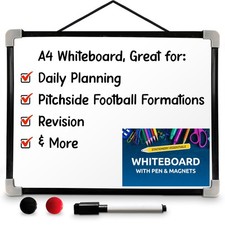 A4 Magnetic Whiteboard Dry Wipe Small Memo Notice Board for Office Home Eraser Board price