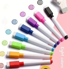 8 Colour Magnetic White Board Marker Pens pen Dry Eraser Easy Wipe Whiteboard Whiteboard Marker price