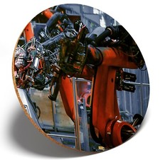 1 x Car Production Line Robots - Round Coaster Kitchen Student Kids Gift #3948 Kitchen Robots price