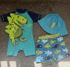 M&S Baby Boys Swim Set 3 - 6 Months Baby Swimsuit price