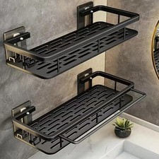 No Drill Bathroom Shelf Corner Shower Caddy Wall Mounted Storage Organizer Rack Bathroom Shelf price