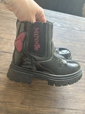 Toddler Girls Size 9 Minnie Mouse Black Boots Girls Boots Disney Girls' Boots price