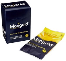 Marigold Extra Life Kitchen Gloves Washing Up Cleaning Rubber Glove Medium 6Pcs Kitchen Glove price