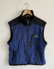 Mountain Hardwear Windstopper Navy Black Bodywarmer Fleece Vest Mens Large Windstopper & Fleece price