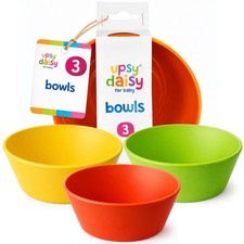 3-6 Baby Bowls Set Toddler Kids Weaning Feeding For Food Everyday Dinnerware Feeding Set price