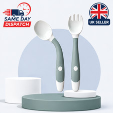 Baby Utensils Spoons Forks Set with Travel Safe Case Toddler, Feeding Training Feeding Set price