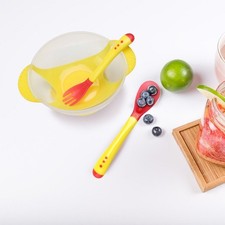 Soft Baby Suction Cup Bowl With Spoon Set Kids Non-slip Feeding EatingFood Bowl Feeding Set price