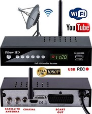 Full HD Satellite Digital TV Receiver Tuner  Set Top Box for Freesat Sky Virgin Satellite Receivers price