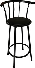 360° Tall Swivel Breakfast Bar Stool with Round Soft Leather Seat & Metal Frame Bar Stool price