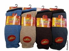 12 Pairs Mens Warm Thermal Socks Winter Outdoor Work Size UK Thick Heavy Duty Socks (Outdoor) price