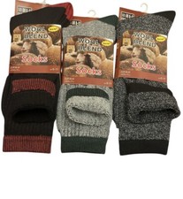 Mens Thick Long Merino Wool Outdoor Walking Work SOCKS Thermal Warm wear UK 6-11 Socks (Outdoor) price