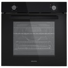 electriQ 73 L Single Oven – Built-In, Plug-In, A Rated, 4-Func, Black Built-in Ovens price