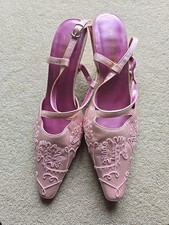 Classics Pink Slingbacks Evening Shoes Size 3 Worn Once Excellent Condition Evening Shoes price