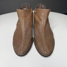 Lucky Brand Feyan Perforated Leather Ankle Booties  Size 8.5  Western Boho Women's Boots price