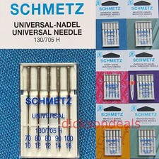 Schmetz Sewing Machine Needles Expanded Range Universal Jeans Leather Jersey etc Sewing Machine price