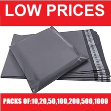 GREY MAILING BAGS STRONG POLY POSTAL POST POSTAGE SELF SEAL PACKAGING STRONG Bags price